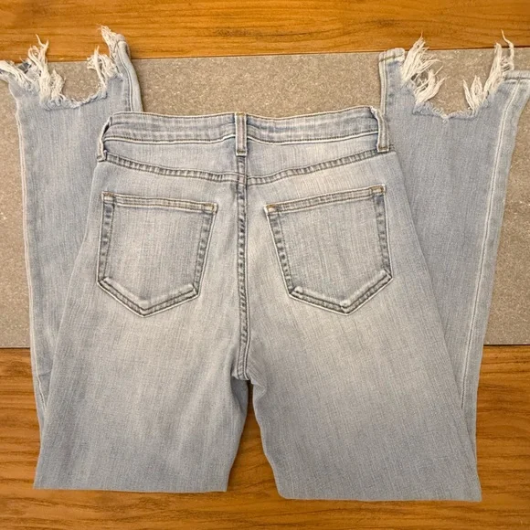 L'AGENCE High Line High Rise Skinny Jeans in Classic Brasie Distressed Size 25 - Picture 7 of 15